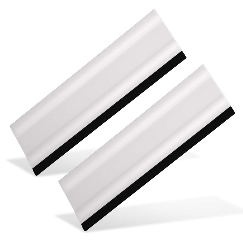 EHDIS 6" Block Squeegee Car Rubber Squeegee for Car Window Windshield,Film,Stickers,Decals and Vinyl Applicator Tool, Pack of 2 - Image 1